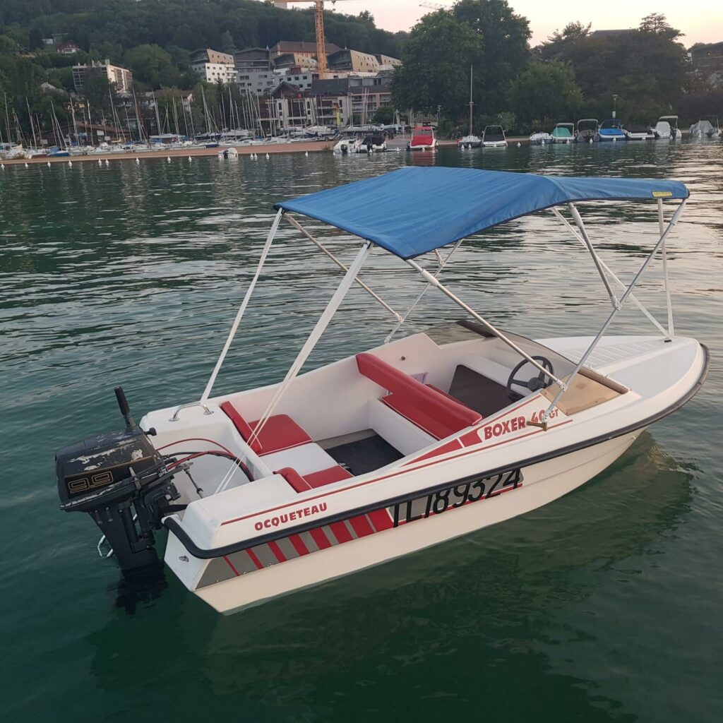 Location de bateau sans permis à Annecy !